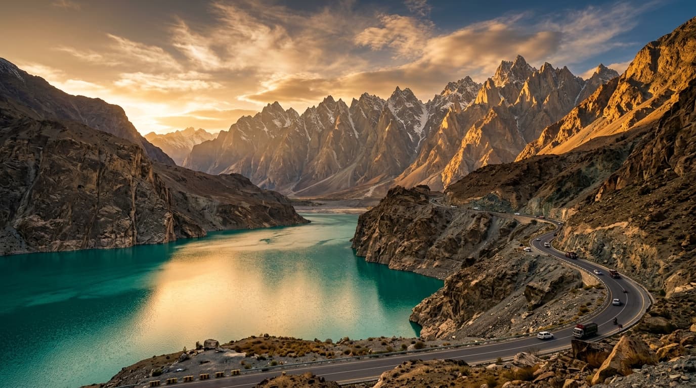 Passu Cones Golden Sunset