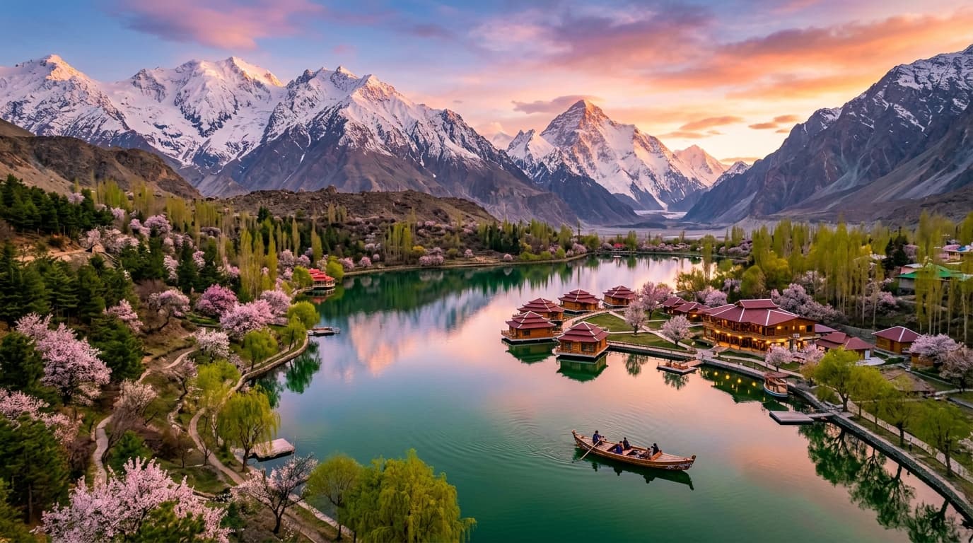 Shangrila Chalets on Kachura Lake
